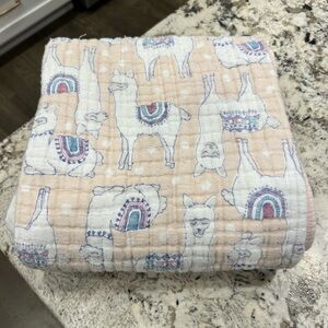 Aden & Anais Llama Muslin Blanket